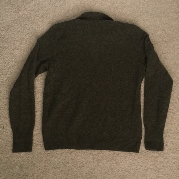 Men’s, size M, 100% lambs wool 1/4 button sweater - Picture 6 of 6